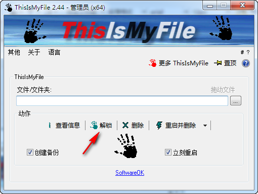 文件解锁工具(ThisIsMyFile) v2.5.5