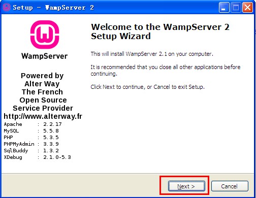 WampServer(64位) v2.5